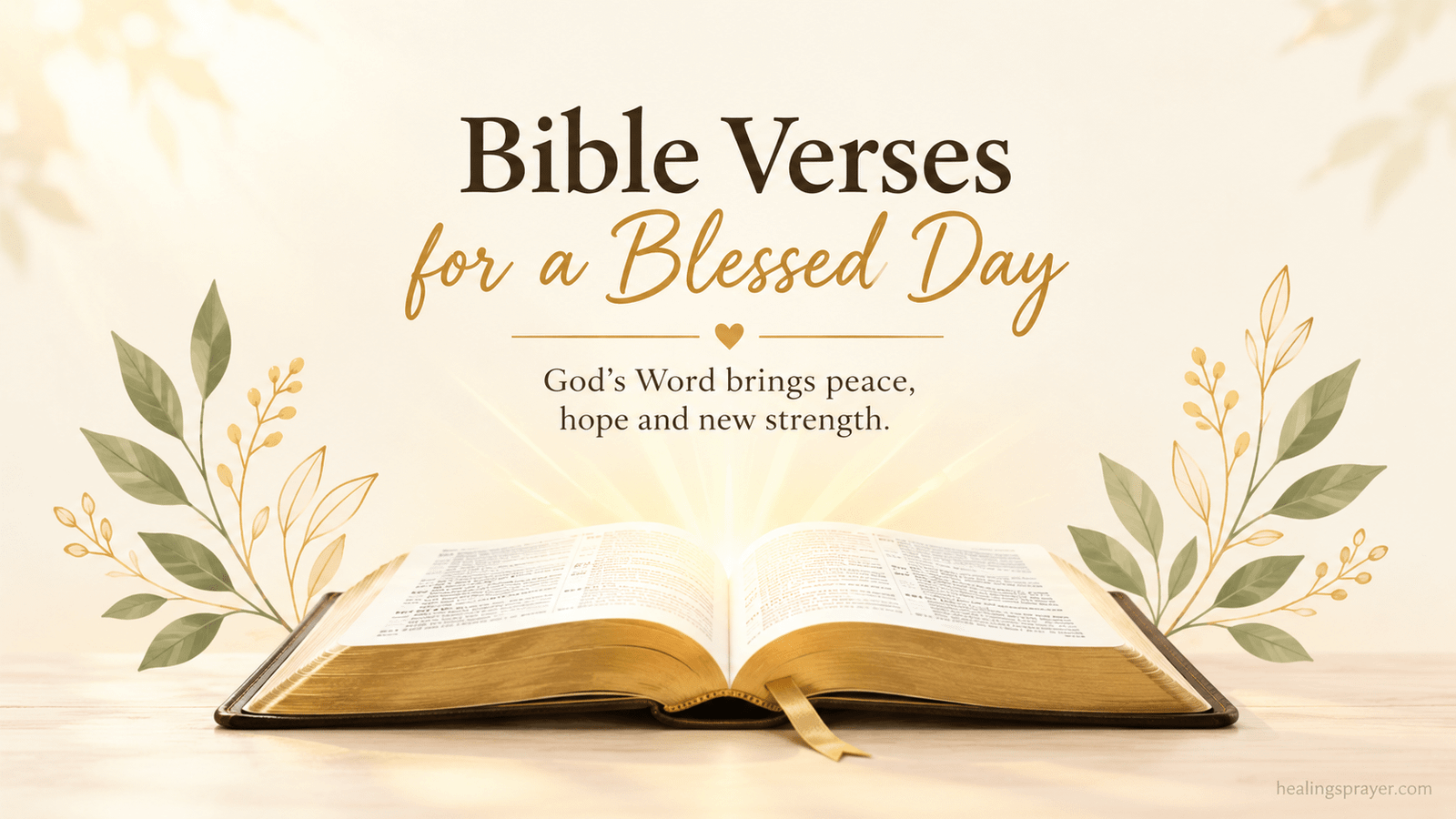 Bible Verses for a Blessed Day