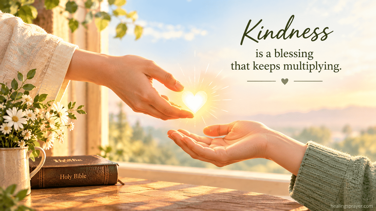 blessed day wish between people]