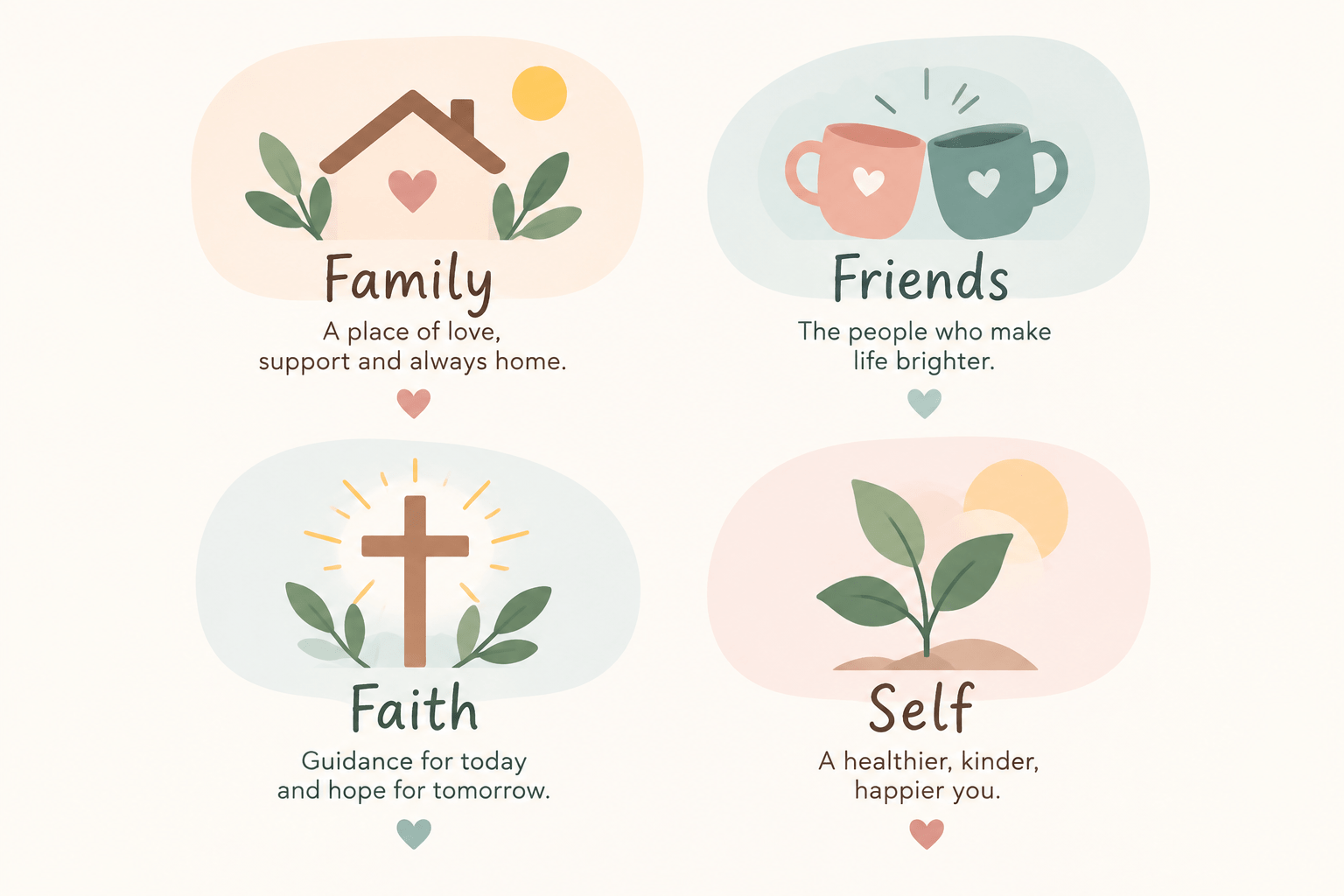 Good Morning Blessings Comparison Table