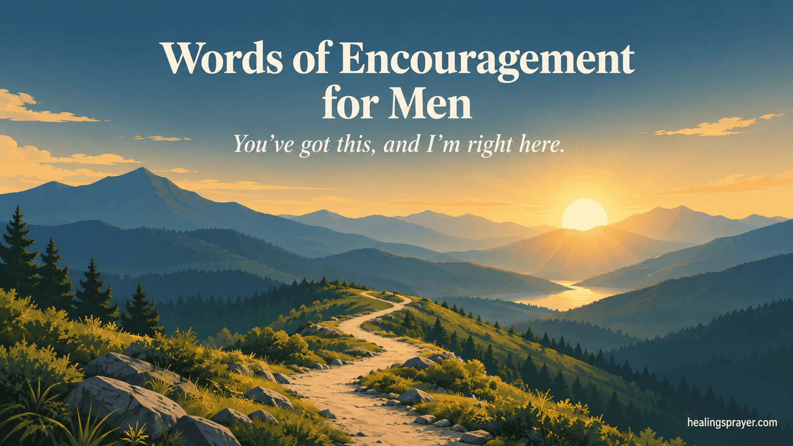 words of encouragement for men