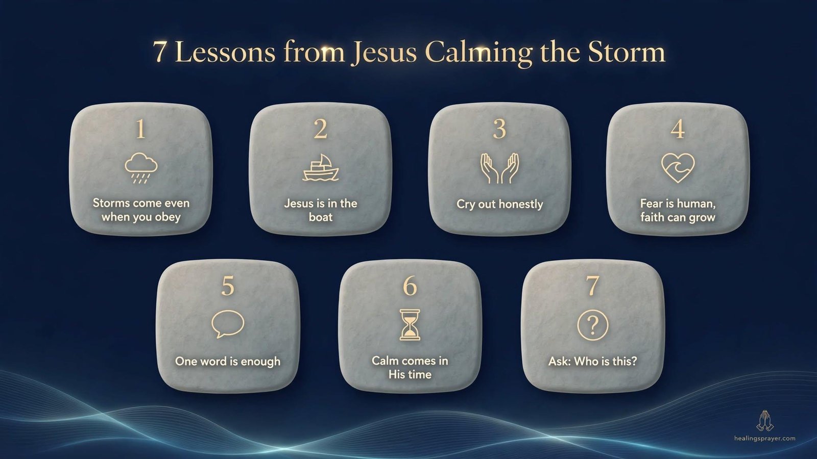7 Lessons from Jesus Calming the Storm