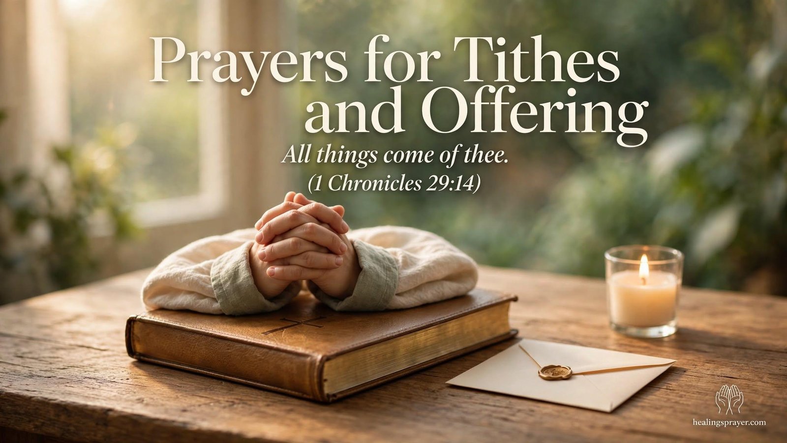 8 Prayers to Say Over Your Tithes and Offering