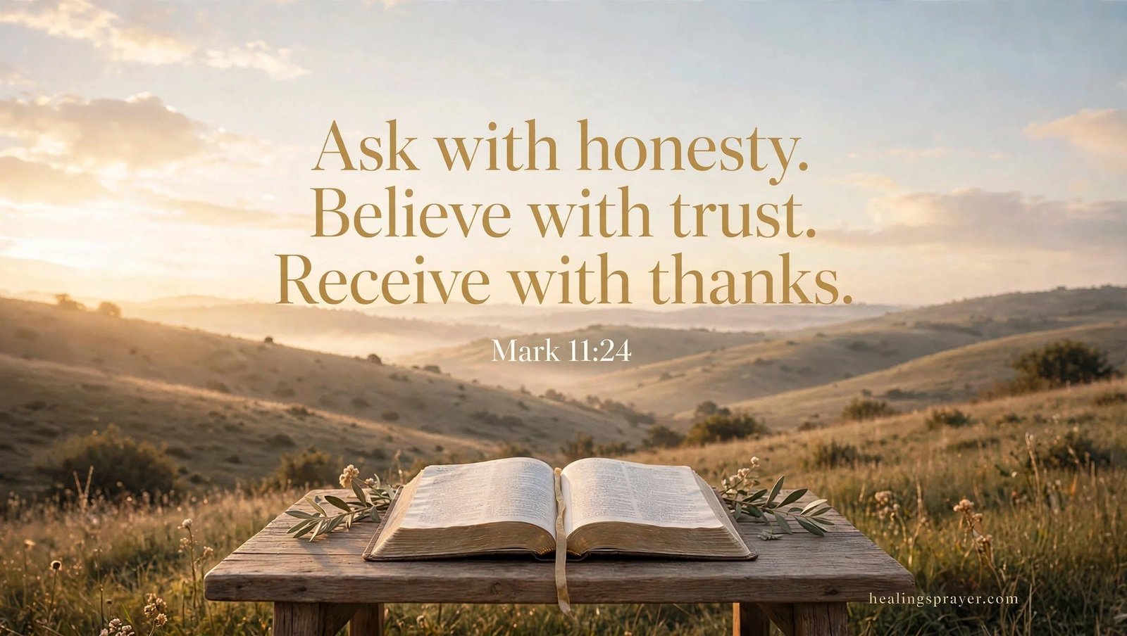 Ask Believe Receive