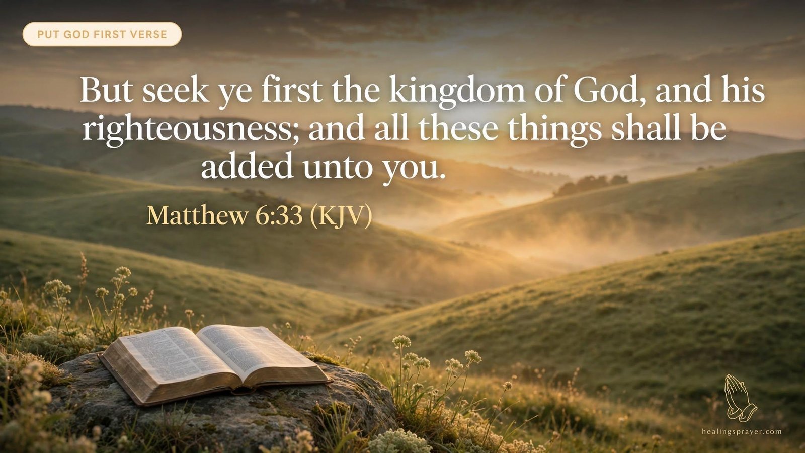 Bible Verses About Putting God First