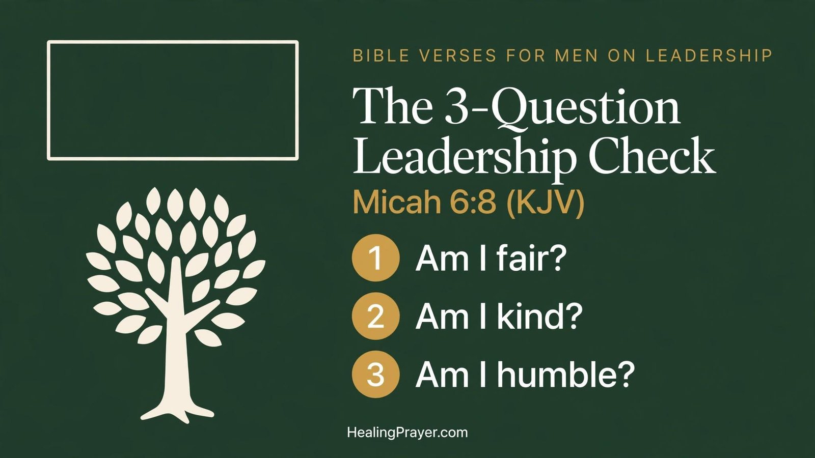 Bible Verses for Men on Leadership, Fatherhood and Charact