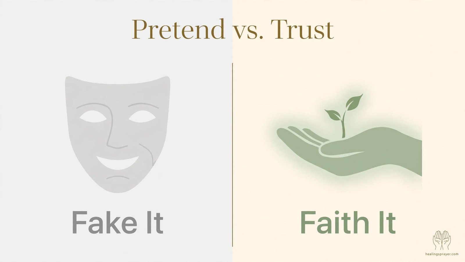 Faith It Till You Make It vs. Fake It Till You Make It