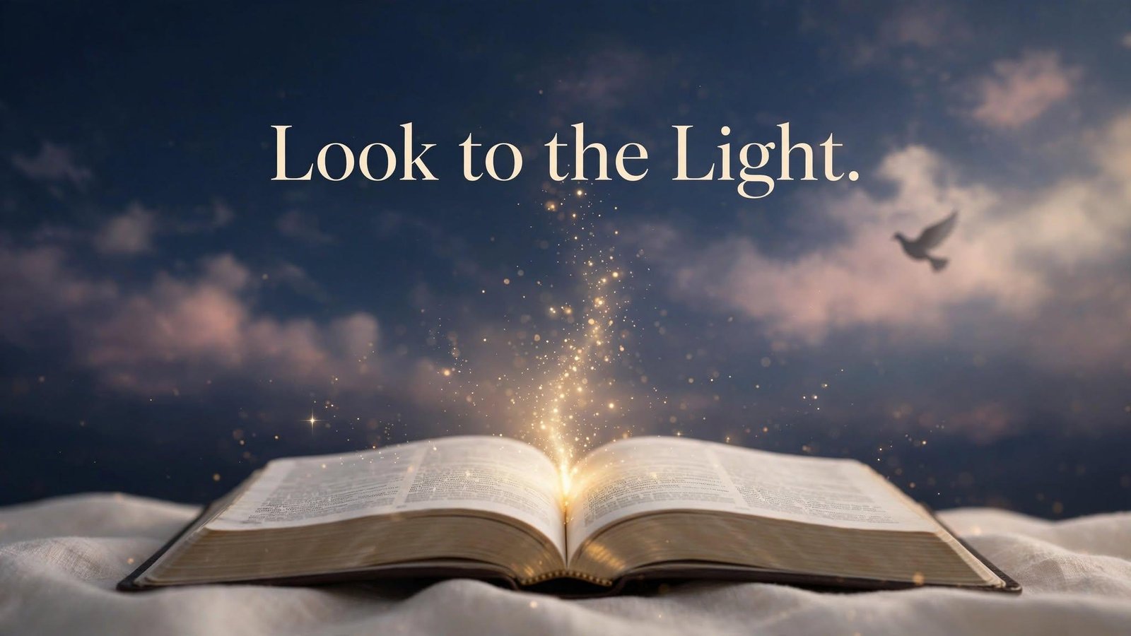 Gold-lit Bible verse card with soft light, angel number 1110 and Scripture