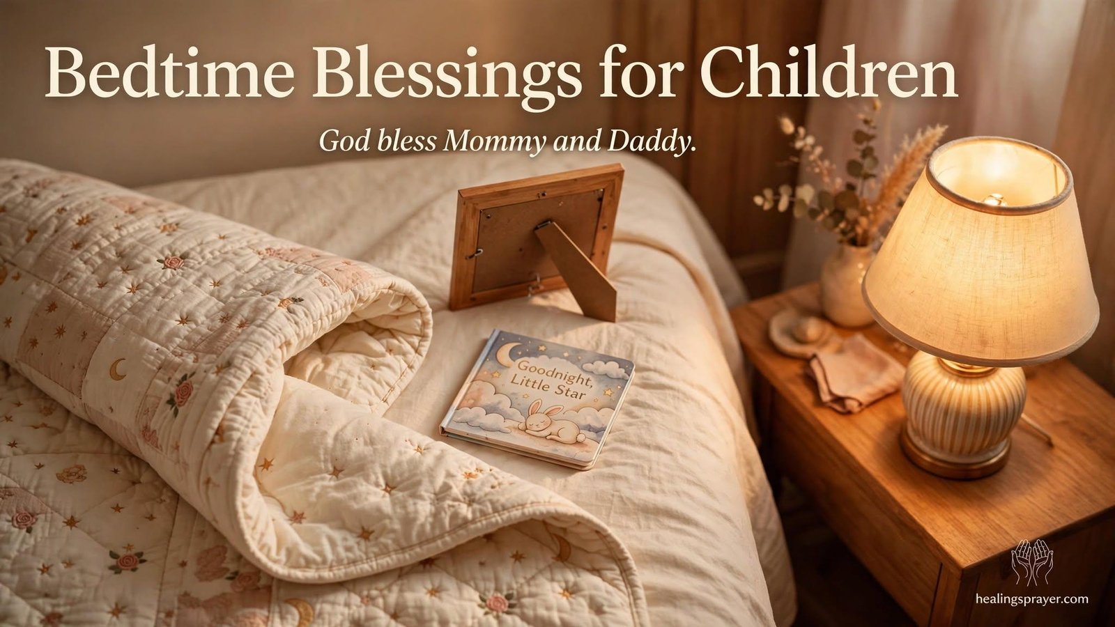 Now I Lay Me Down to Sleep Prayer With Blessings (8 Lines to Add)