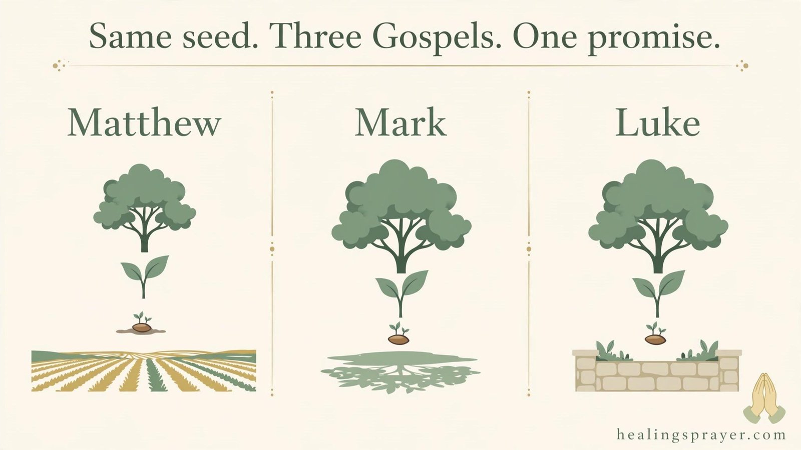 Parable of the Mustard Seed at a Glance (Comparison Table)