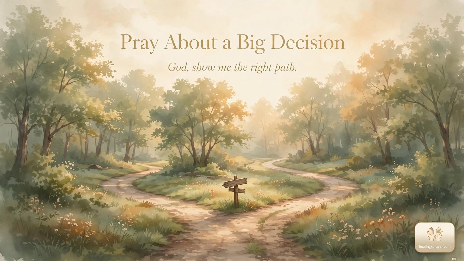 Pray About a Big Decision
