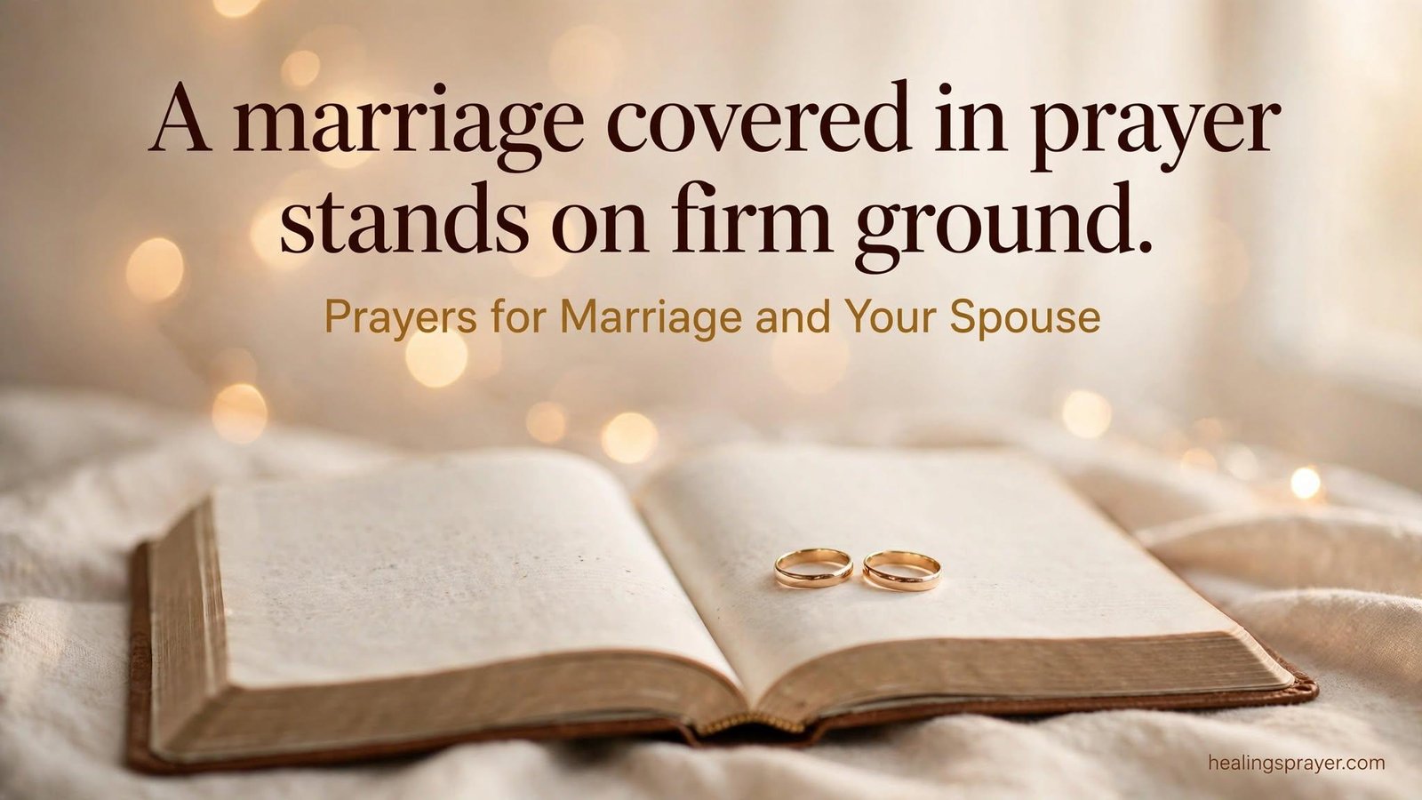 Prayers for Marriage and Your Spouse (10 Prayers)