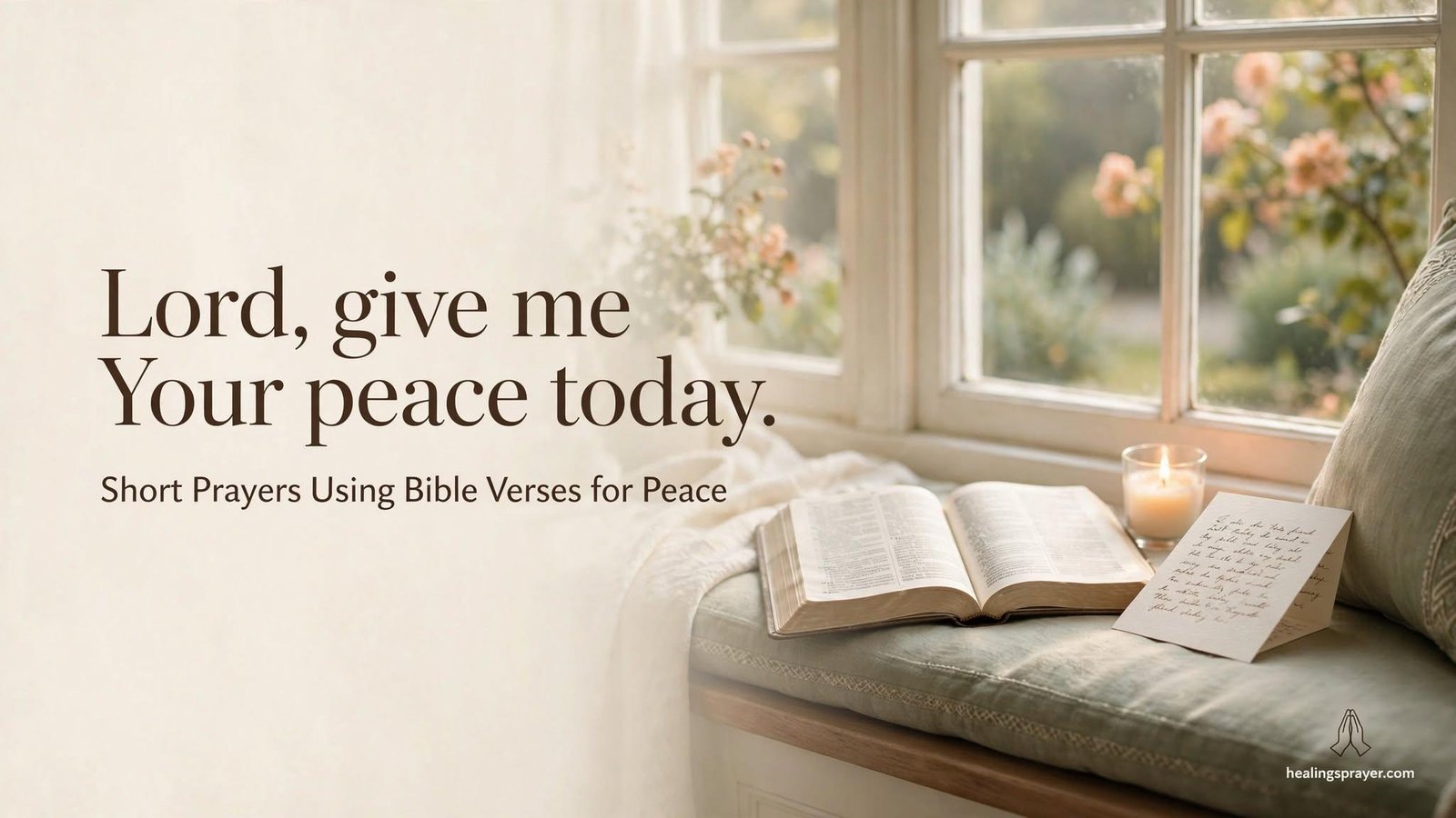 Short Prayers Using Bible Verses for Peace