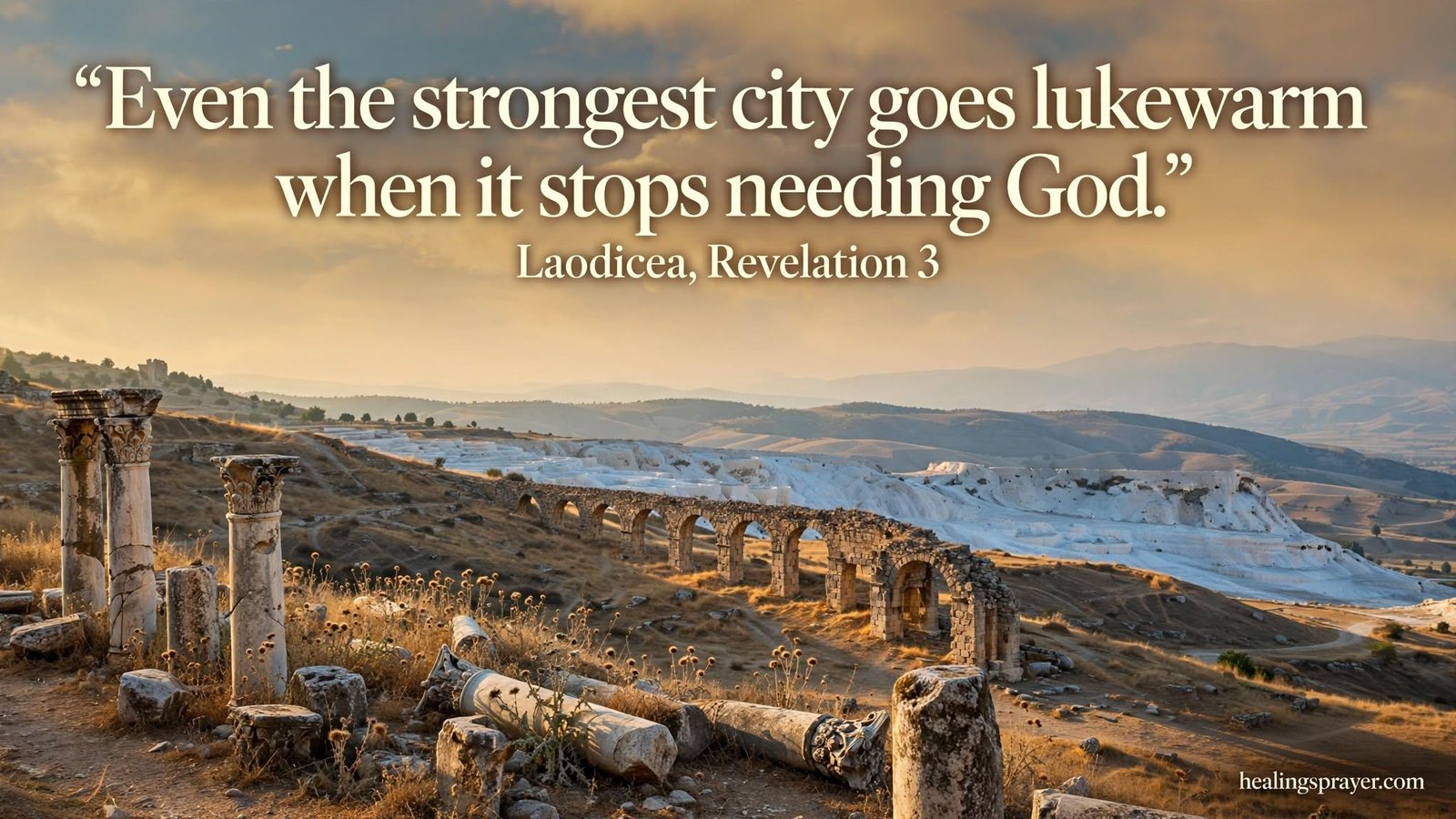 The Lukewarm Church in Revelation Laodicea