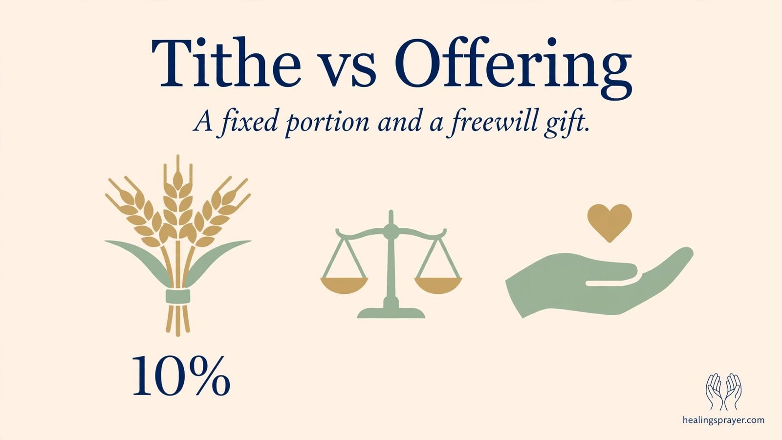 Tithes and Offering at a Glance (Comparison Table)