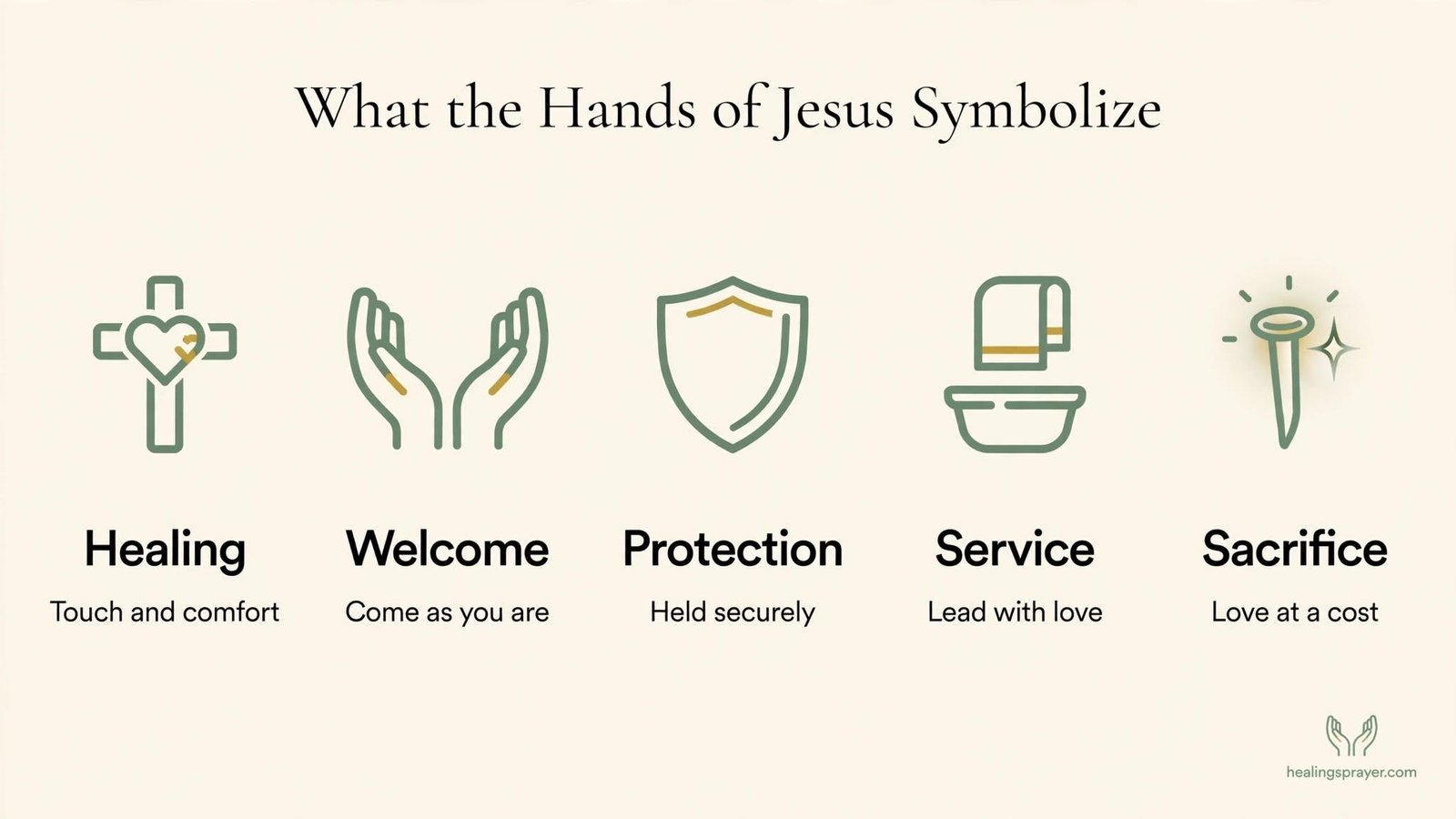 What Do the Hands of Jesus Symbolize