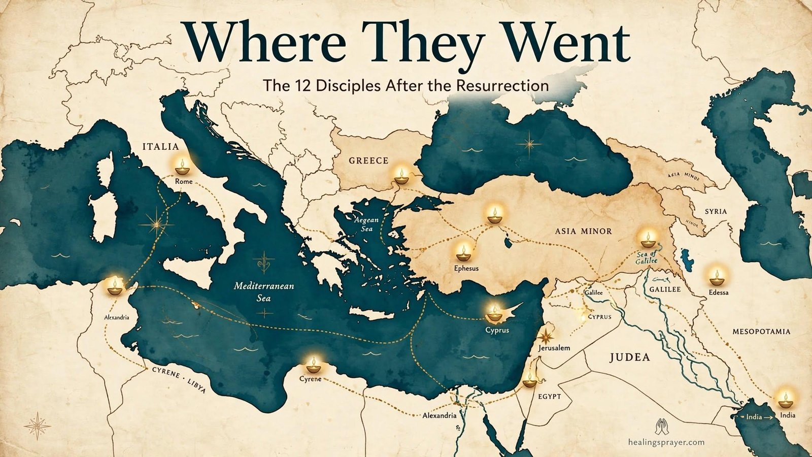 What Happened to the 12 Disciples of Jesus Scripture vs. Tradition
