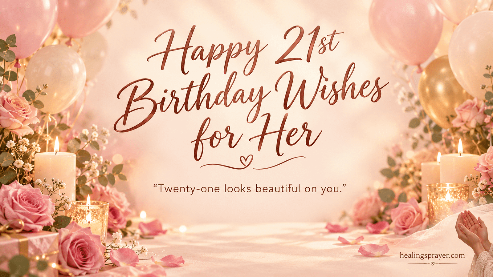 happy 21st birthday wishes for her
