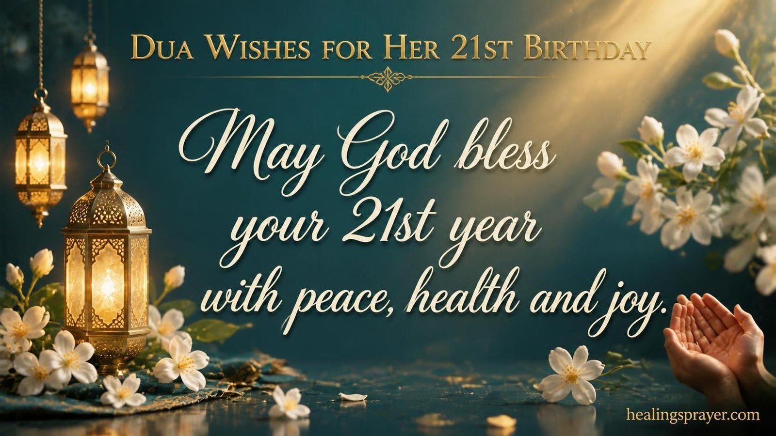 happy 21st birthday wishes for her