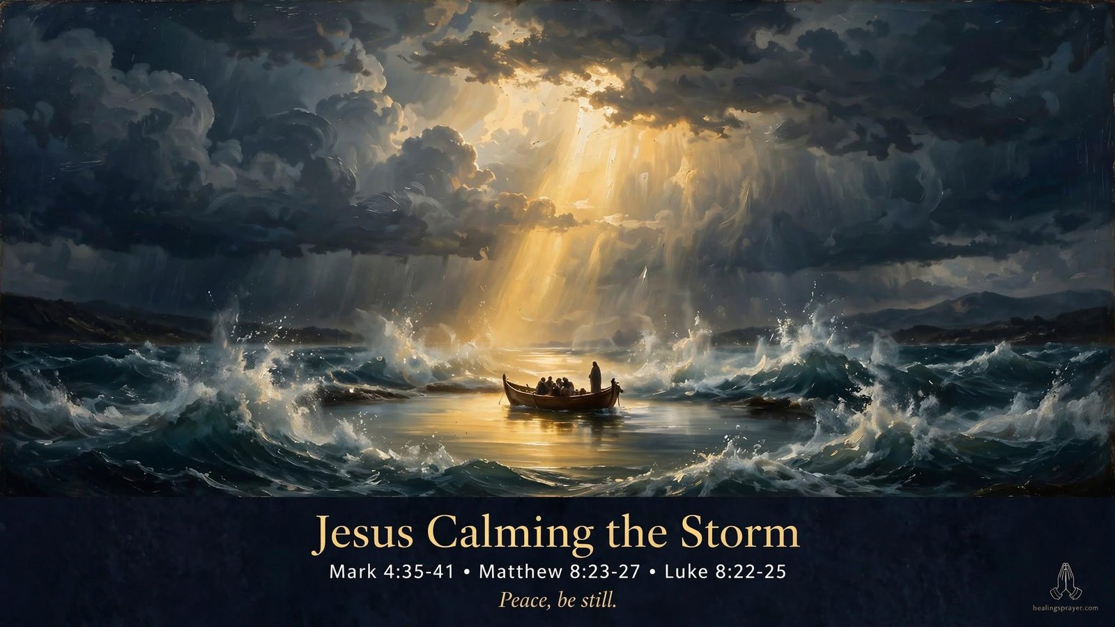 jesus calming the storm