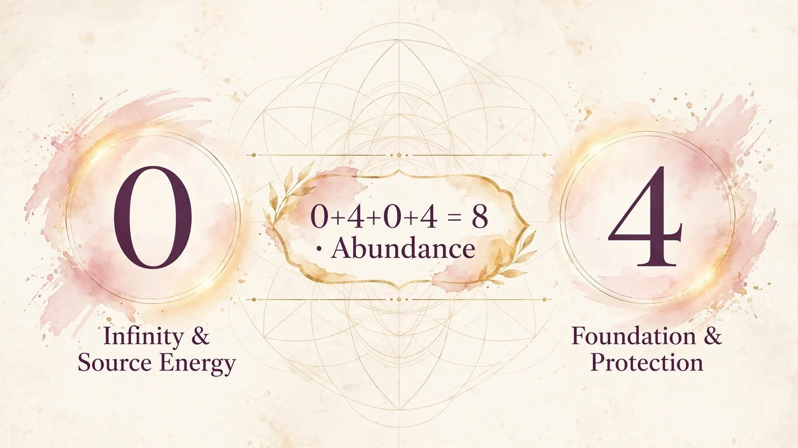  numerology of angel number 0404, meaning of 0 and 4
