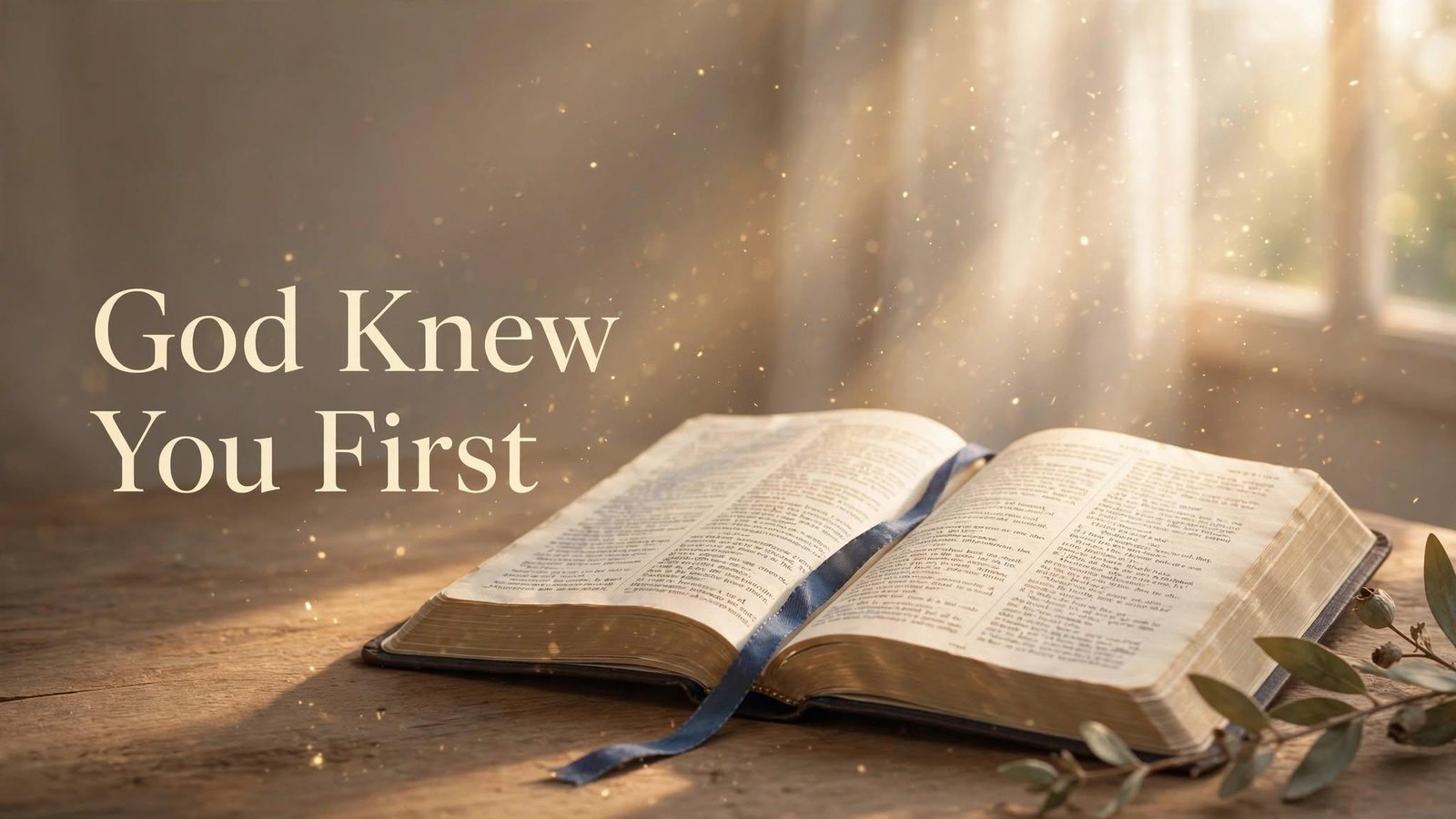 Known by God before birth: what the Bible says about soul origin